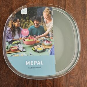 Mepal Silueta 4L Serving Bowl +Serving Cutlery - Sage